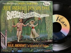 画像1: ディズニーUS原盤/メリー・ポピンズ貴重ジャケ★JULIE ANDREWS & DICK VAN DYKE-『SUPER-CALI-FRAGIL-ISTIC-EXPI-ALI-DOCIOUS』 