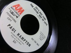 画像2: NICK De CAROレアワーク/希少プロモ★PAUL HAMPTON-『LET'S NOT TAKE THE LOVIN' OUT OF LOVE』 