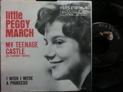 画像2: ペギー・マーチUSジャケ原盤★LITTLE PEGGY MARCH-『プリンセスではないけれど/I WISH I WERE A PRINCESS』 