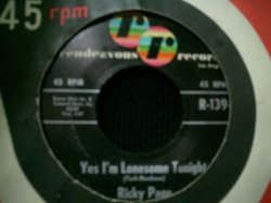 画像1: 60's ガール・サウンズ・ディスクガイド掲載★RICKY PAGE-『YES I'M LONESOME TONIGHT』