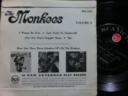 画像2: モンキーズ希少NZ原盤EP★THE MONKEES-『VOLUME 3』