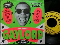 画像1: 爆音ガレージパンク★THE GREAT GAYLORD WITH THE A-BONES-『SQUAT WITH ME BABY』