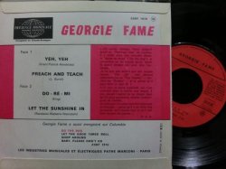 画像2: ジョージィ・フェイム/France原盤EP★GEORGIE FAME-『YEH YEH』