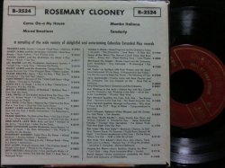 画像2: ロースマリー・クルーニー/USジャケ原盤★ROSEMARY CLOONEY-『COME ON-A MY HOUSE』