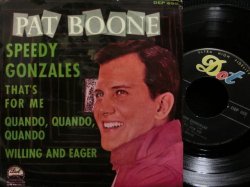 画像1: パット・ブーン/Sweden原盤EP★PAT BOONE