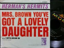 画像1: ハーマンズ・ハーミッツ/US原盤★HERMAN'S HERMITS-『MRS. BROWN YOU'VE GOT A LOVELY DAUGHTER』