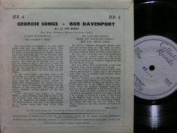 画像2: ボブ・ダヴェンポートUK原盤★Bob Davenport-『GEORDIE SONGS』　