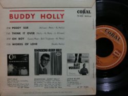 画像2: バディ・ホリー/貴重France原盤EP★BUDDY HOLLY