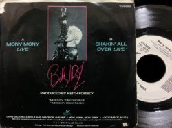 画像2: ビリー・アイドルUS原盤/Tommy Jamesカバー★BILLY IDOL-『MONY MONY』