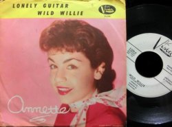 画像1: ディズニー/USジャケ原盤★ANNETTE-『WILD WILLIE』 