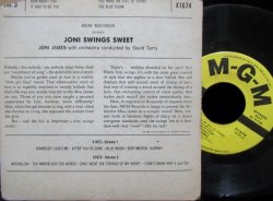 画像2: ジョニ・ジェイムス/USジャケ原盤★JONI JAMES-『JONI SWINGS SWEET』