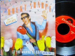 画像1: ロッキー・シャープ/Germany原盤★ROCKY SHARPE & THE REPLAYS-『IF YOU WANNA BE HAPPY』