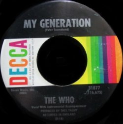 画像4: ザ・フーUS原盤/B面違い★THE WHO-『MY GENERATION』