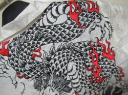 画像5: チンピラアロハ　ロカビリー rockabilly　　絹　和柄シャツ