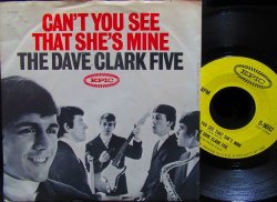 画像1: デイヴ・クラーク・ファイヴUS原盤★DAVE CLARK FIVE-『かっこいい二人/CAN'T YOU SEE THAT SHE'S MINE』