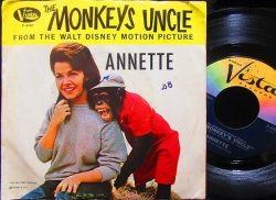 画像1: Beach Boys参加/US原盤★ANNETTE-『THE MONKEY'S UNCLE』