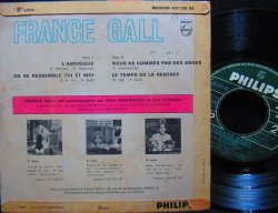 画像2: フランス・ギャル/France原盤EP★FRANCE GALL-『L'AMERIQUE』