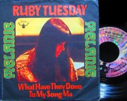 画像1: Rolling Stonesカバー/EU原盤★MELANIE-『RUBY TUESDAY』