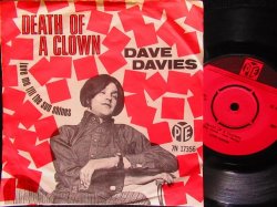 画像2: The Kinks/ソロ/EU原盤★DAVE DAVIES-『DEATH OF A CLOWN』