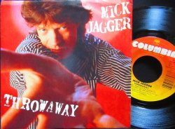 画像1: JEFF BECK参加/ミック・ジャガーUS原盤★MICK JAGGER-『THROWAWAY』