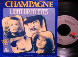 画像2: ドイツ原盤★CHAMPAGNE-『LIGHT UP MY EYES』