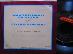 画像2: ボン・ジョヴィ/US原盤★BON JOVI-『WANTED DEAD OR ALIVE』