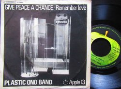 画像1: ジョン・レノン/Germany原盤★JOHN LENNON/PLASTIC ONO BAND-『平和を我等に/GIVE PEACE A CHANCE』