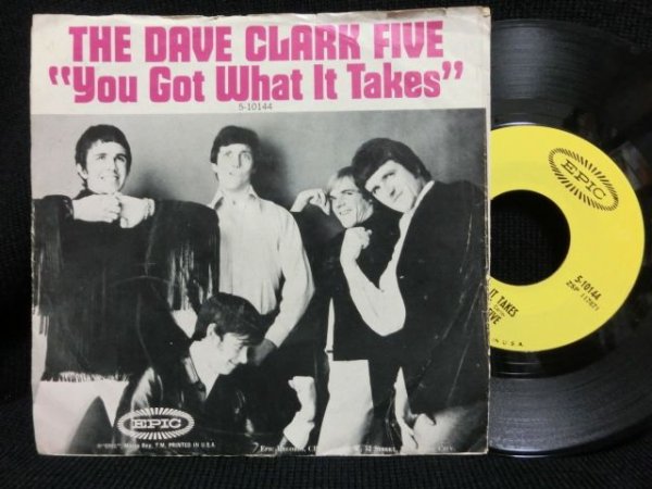 画像1: デイヴ・クラーク・ファイヴUSジャケ原盤/MARV JOHNSONカバー★DAVE CLARK FIVE-『青空の恋/YOU GOT WHAT IT TAKES』  (1)