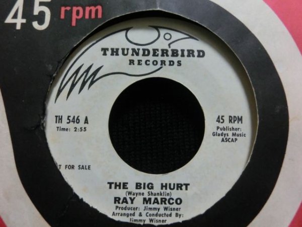 画像1: TONI FISHER名曲カバー/45オンリー★RAY MARCO-『THE BIG HURT』 (1)