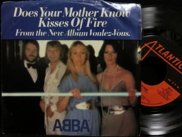 画像1: アバUSジャケ原盤/★ABBA-『DOES YOUR MOTHER KNOW』  (1)