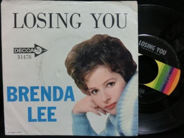 画像1: ブレンダ・リー/US原盤/DAMITA JO元ネタ★BRENDA LEE-『LOSING YOU』  (1)