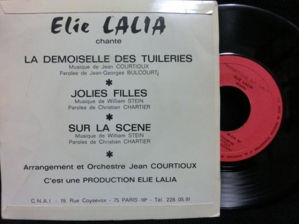 画像2: フレンチモッズ/France原盤★ELIE LAIA-『LA DEMOISELLE DES TUILERIES』  (2)
