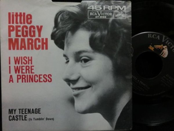 画像1: ペギー・マーチUSジャケ原盤★LITTLE PEGGY MARCH-『プリンセスではないけれど/I WISH I WERE A PRINCESS』  (1)