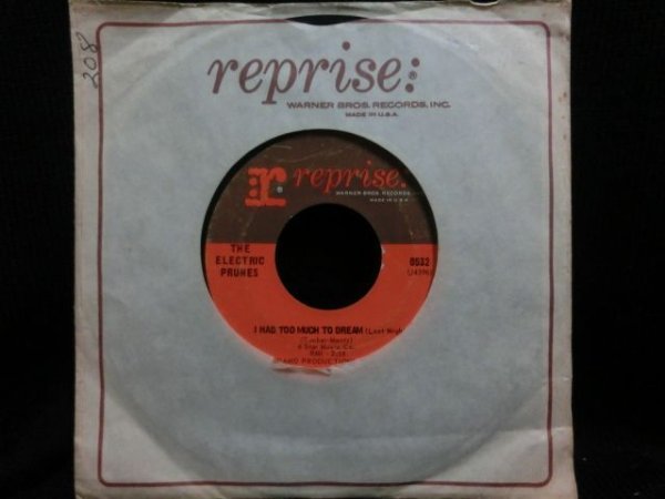 画像1: 60's ガレージ・ディスク・ガイド掲載/STIV BATORS元ネタ★THE ELECTRIC PRUNES-『今夜は眠れない/I HAD TOO MUCH TO DREAM(LAST NIGHT)』  (1)