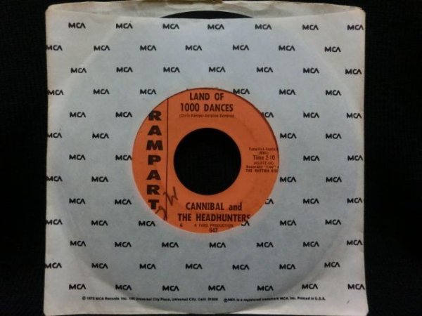 画像1: 『ダンス天国』カバー/US原盤★CANNIBAL AND THE HEADHUNTERS-『LAND OF 1000 DANCES』  (1)