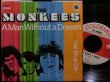 画像1: モンキーズUSジャケ原盤★THE MONKEES-『涙の街角/A MAN WITHOUT A DREAM』 (1)