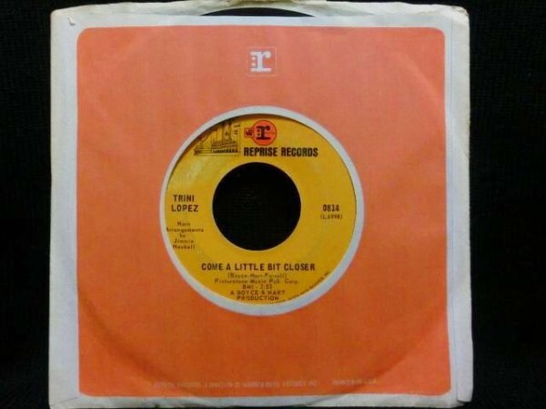 画像1: Jay and the Americans名曲カバー★TRINI LOPEZ-『COME A LITTLE BIT CLOSER』 (1)