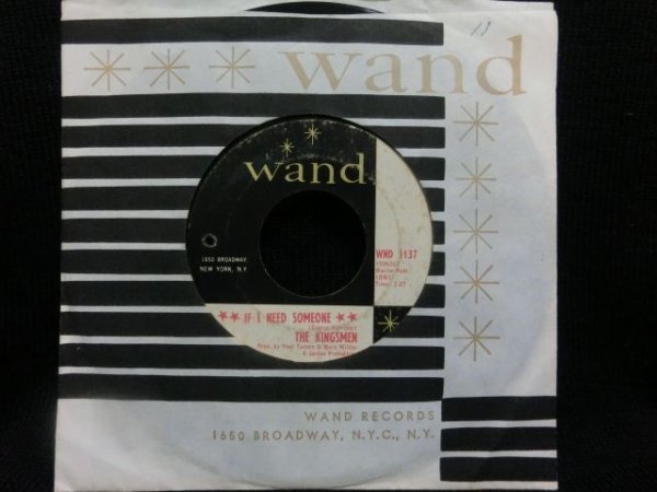 画像1: BEATLES名曲カバー★THE KINGSMEN-『IF I NEED SOMEONE』 (1)