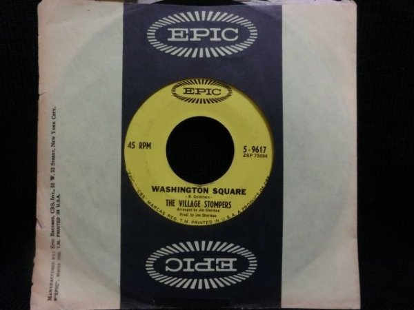 画像1: ヴィレッジ・ストンパーズUS原盤★THE VILLAGE STOMPERS-『ワシントン広場の夜は更けて/WASHINGTON SQUARE』 (1)