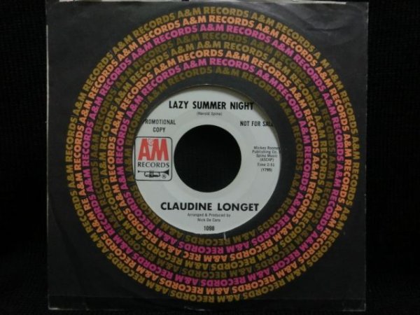 画像1: Four Preps名曲カバー★CLAUDINE LONGET-『LAZY SUMMER NIGHT』 (1)