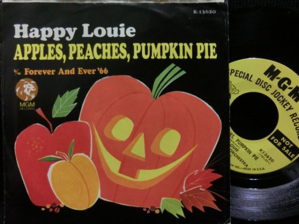 画像1: ハッピー・ルイUSジャケ原盤★HAPPY LOUIE-『APPLES,PEACHES,PUMPKIN PIE』 (1)