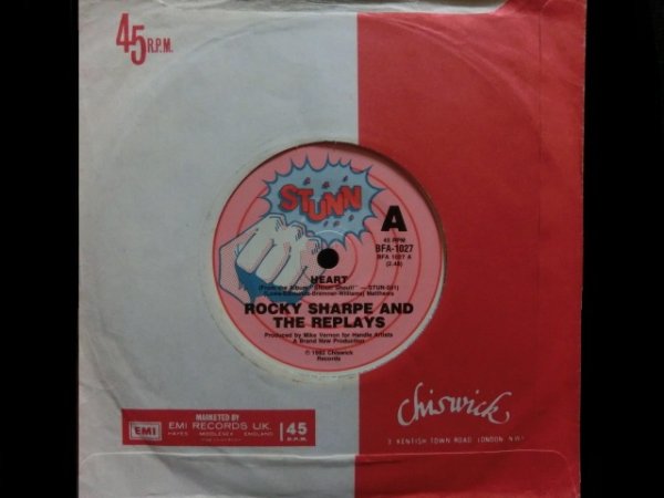 画像1: ロッキー・シャープNZ原盤/Rockpileカバー★ROCKY SHARPE & THE REPLAYS-『HEART』 (1)