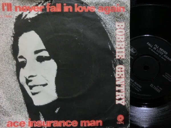 画像1: Burt Bacharachカバー/希少Denmark原盤★BOBBY GENTRY-『I'LL NEVER FALL IN LOVE AGAIN』 (1)