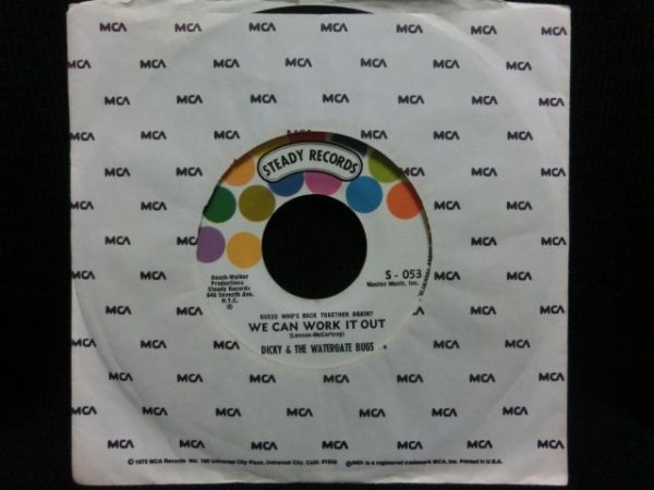 画像1: Beatlesレアカバー★DICKY & THE WATERGATE BOYS-『WE CAN WORK IT OUT/HELP!』 (1)