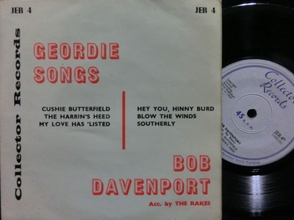 画像1: ボブ・ダヴェンポートUK原盤★Bob Davenport-『GEORDIE SONGS』　 (1)