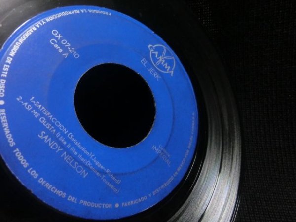 画像3: サンディ・ネルソン/Mexico原盤EP★SANDY NELSON-『SATISFACTION』 (3)