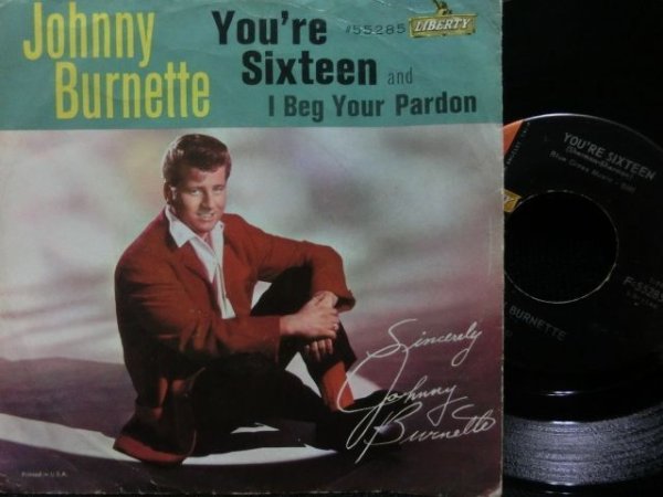 画像1: ジョニー・バーネットUS原盤★JOHNNY BURNETTE-『YOU'RE SIXTEEN』  (1)