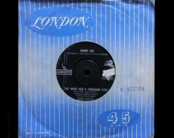 画像1: CLOVERSアンサー曲/UK原盤オンリー★BOBBY VEE-『TENDERLY YOURS』 (1)