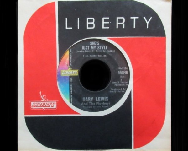 画像1: The Ventures元ネタ★GARY LEWIS & THE PLAYBOYS-『SHE'S JUST MY STYLE』 (1)