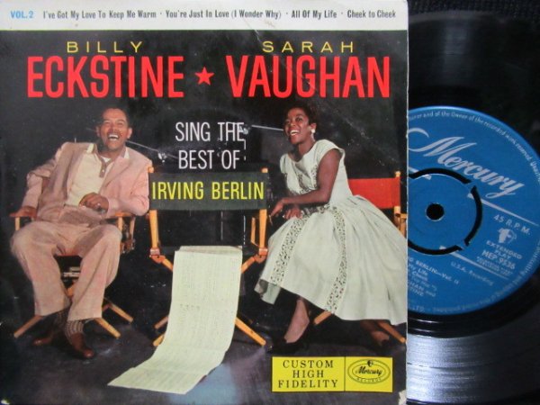 画像1: Irving Berlinカバー集/UK原盤★BILLY ECKSTINE & SARAH VAUGHAN (1)